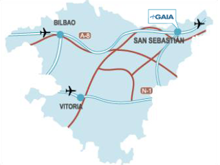 Mapa País Vasco